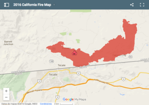 Border Fire California, Potrero controlado en 92%