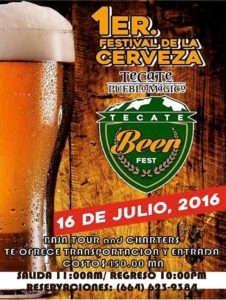 Primer Festival de la Cerveza Artesanal en Tecate. Tecate Beer Fest