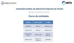 Domingo 11 de Diciembre sin agua potable a más de 50 colonias de Tecate
