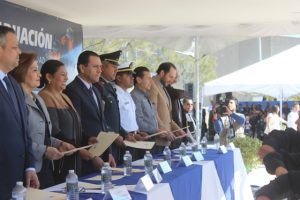 Asiste Alcaldesa Nereida Fuentes a graduación de la Academia Estatal de Policía