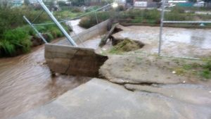 CESPTE constata estado de la infraestructura hídrica durante lluvias