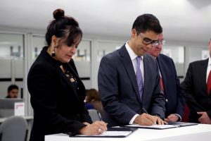 PRODECON y SAT firman convenio para instalar oficinas de atención virtual, proyecto BINNIZÁA