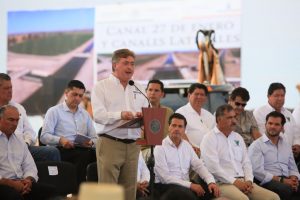 Entregó Gobernador Francisco Vega y Presidente Enrique Peña Nieto obras de Infraestructura Hidráulica en el Valle de Mexicali