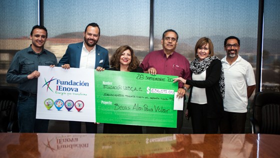 Fundación IEnova entrega donativo de $ 636,042 pesos a Fundación UABC