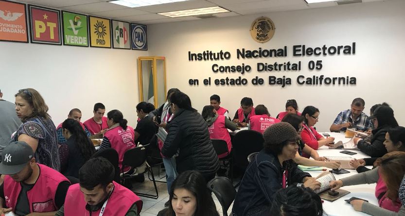 “Inicia INE EL conteo y sellado de boletas electorales en Baja California”
