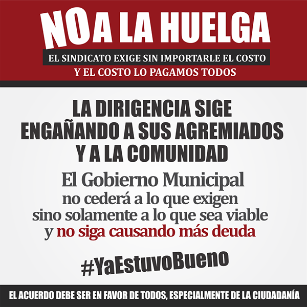 No a la Huelga