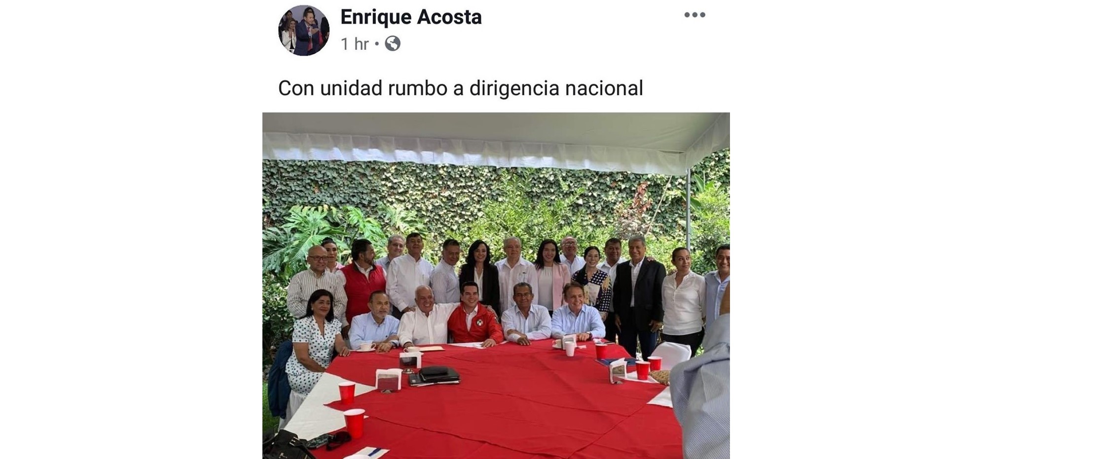 Atacan ex priístas a Enrique Acosta Fregoso en redes sociales
