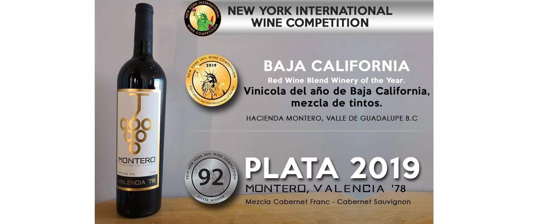 Premian en Nueva York vino de Baja California