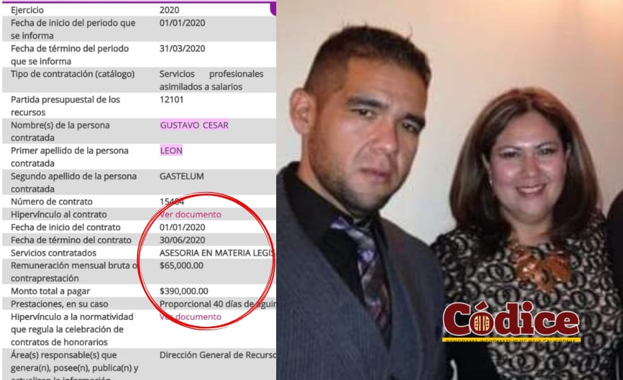 Senadora León Gastelum le paga más de un millón a su hermano en contratos
