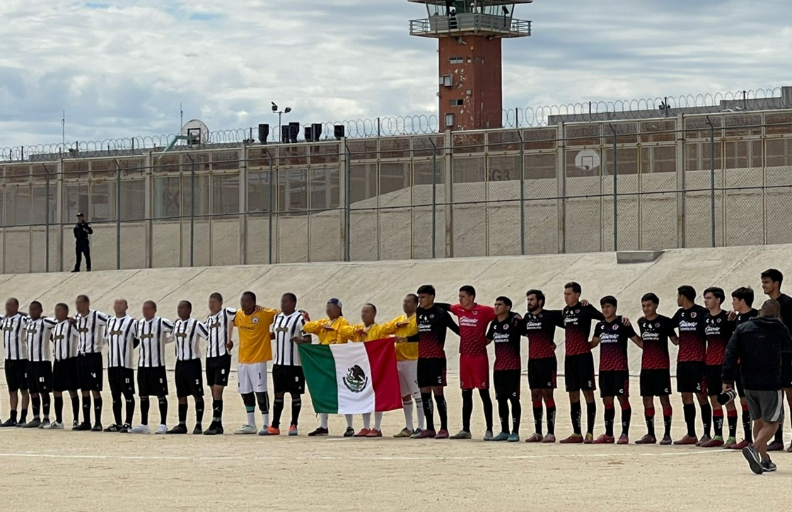 Internos del Hongo juegan contra equipo sub-20 de Xolos de Tijuana