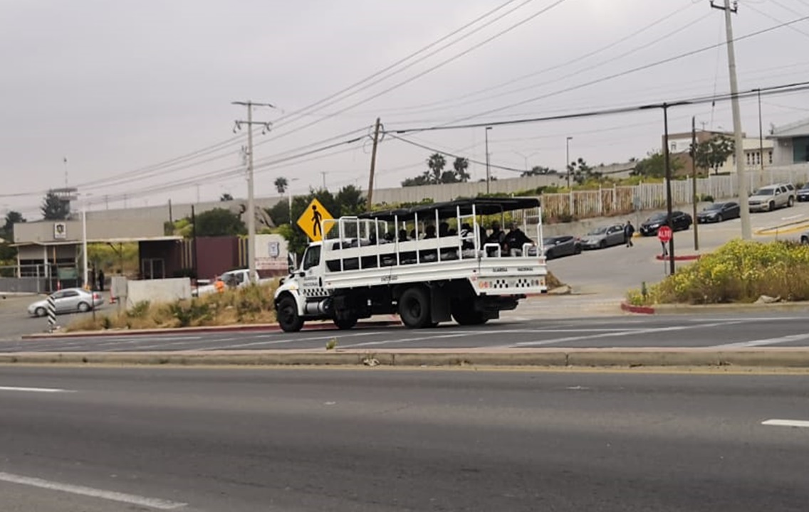 Guardia Nacional previene cierre de carretera libre Tijuana-Tecate