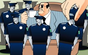 Fuerza policial de Baja California al servicio de servidores públicos