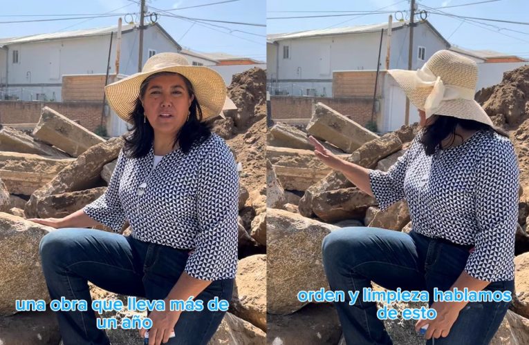 Edna Huerta cuestiona obra de más de un año en la colonia Morelos