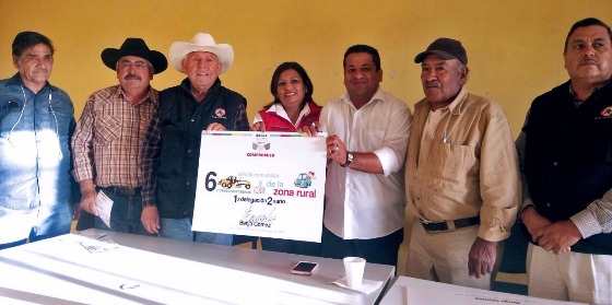 Firma Benja Gomez el mejor compromiso con la zona rural