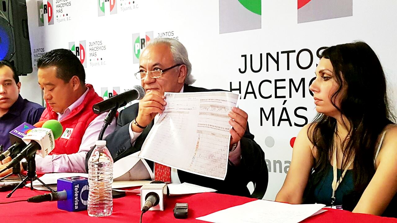 Fraude Electoral alega Delegado del CEN en Tijuana