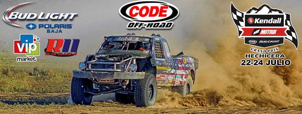 Cierre de vialidades por contingencia Carrera Code Off Road Kendall Motrix Hechicera Grand Prix