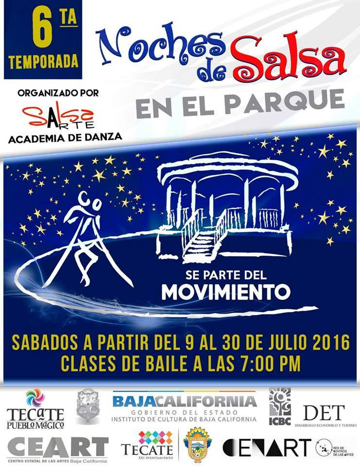 Te invitamos a las Noches de Salsa en el Parque Miguel Hidalgo