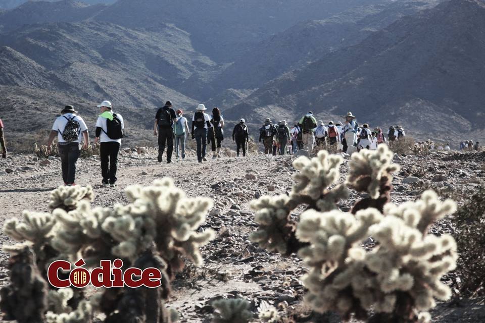 500 personas participaron en el Ascenso Nocturno de la Rumorosa