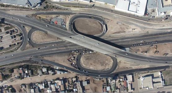 Inician trabajos en el puente del nodo vial de Playas de Rosarito