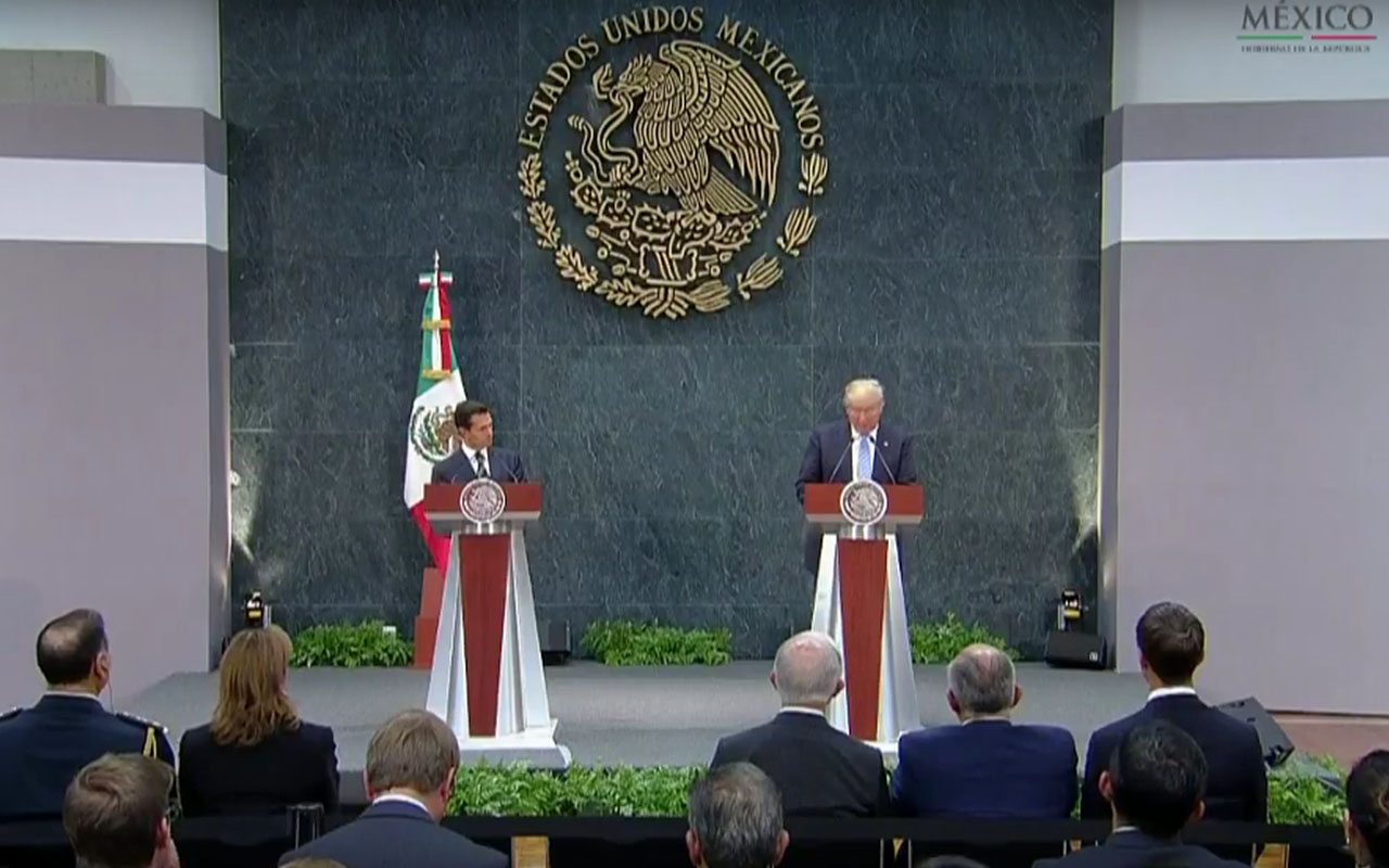 Si México no paga el muro, no habrá reunión: Trump