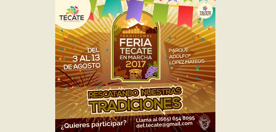 Gobierno Municipal convoca a participar en la Feria Tecate en Marcha 2017