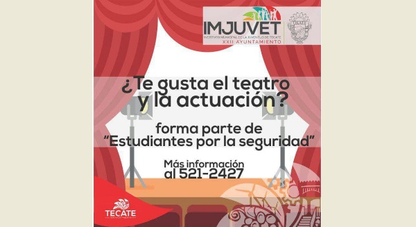 Invitan a jóvenes a participar en el programa “Estudiantes por la Seguridad”