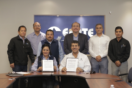 Firman convenio de colaboración CESPTE y Registro Público de la Propiedad y Comercio