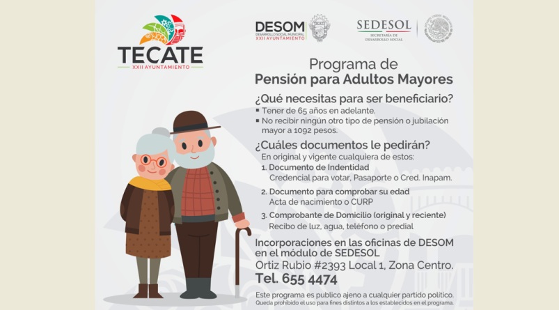 Abiertas las inscripciones para aplicar al Programa 65 y más