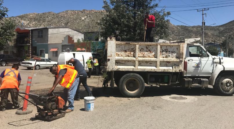 Se mantienen los trabajos de rehabilitación de vialidades en San Pablo