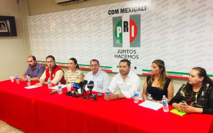 PRI BC apoya a Madrigal y exige Seguridad para el Estado