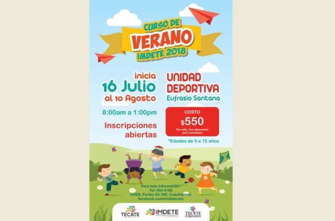 Abren inscripciones para “Curso de Verano IMDETE 2018”