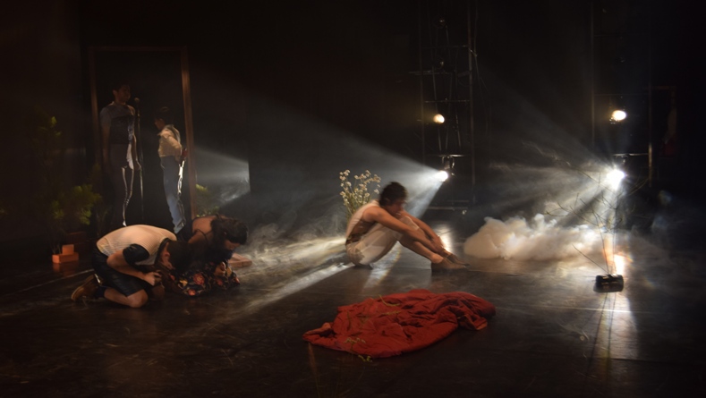 Teatro en el incendio presentó “Nada mejor que una historia de supervivencia”, en CEART Tecate