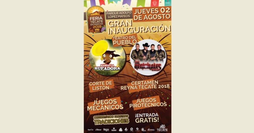 Gobierno Municipal de Tecate invita a la tradicional Feria Tecate en Marcha 2018