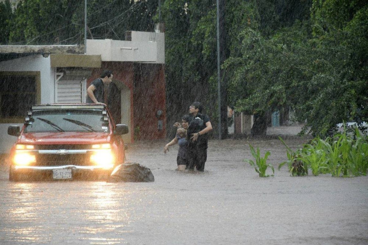 Sinaloa bajo el agua