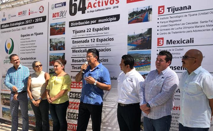 Inauguran espacio activo “Parque Santa Anita”