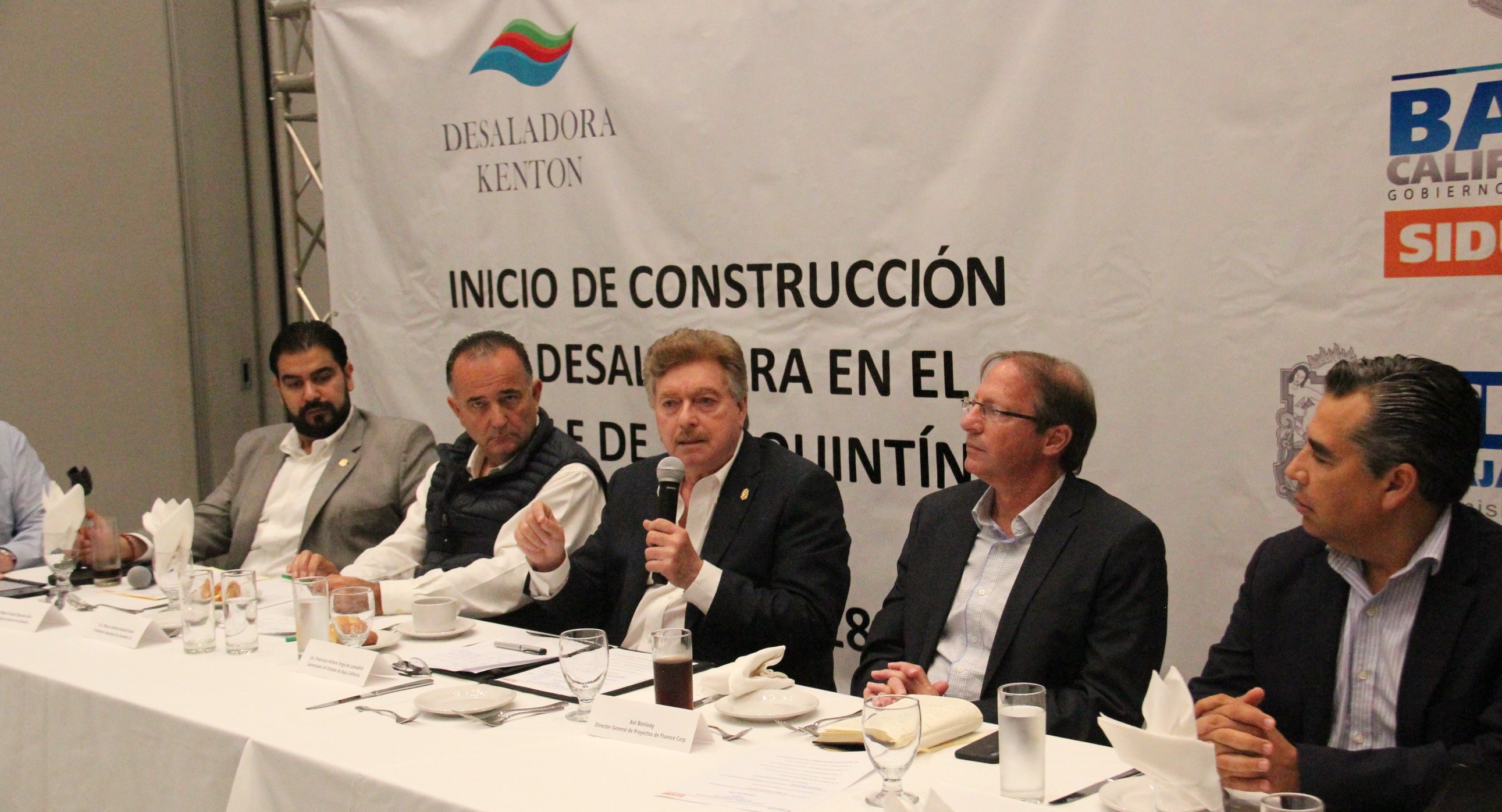 Anuncia Gobernador Francisco Vega inicio de la construcción de la planta desalinizadora de San Quintín  