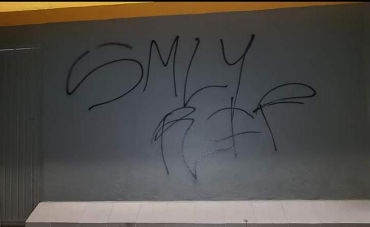 Grafitero es quemado en redes sociales