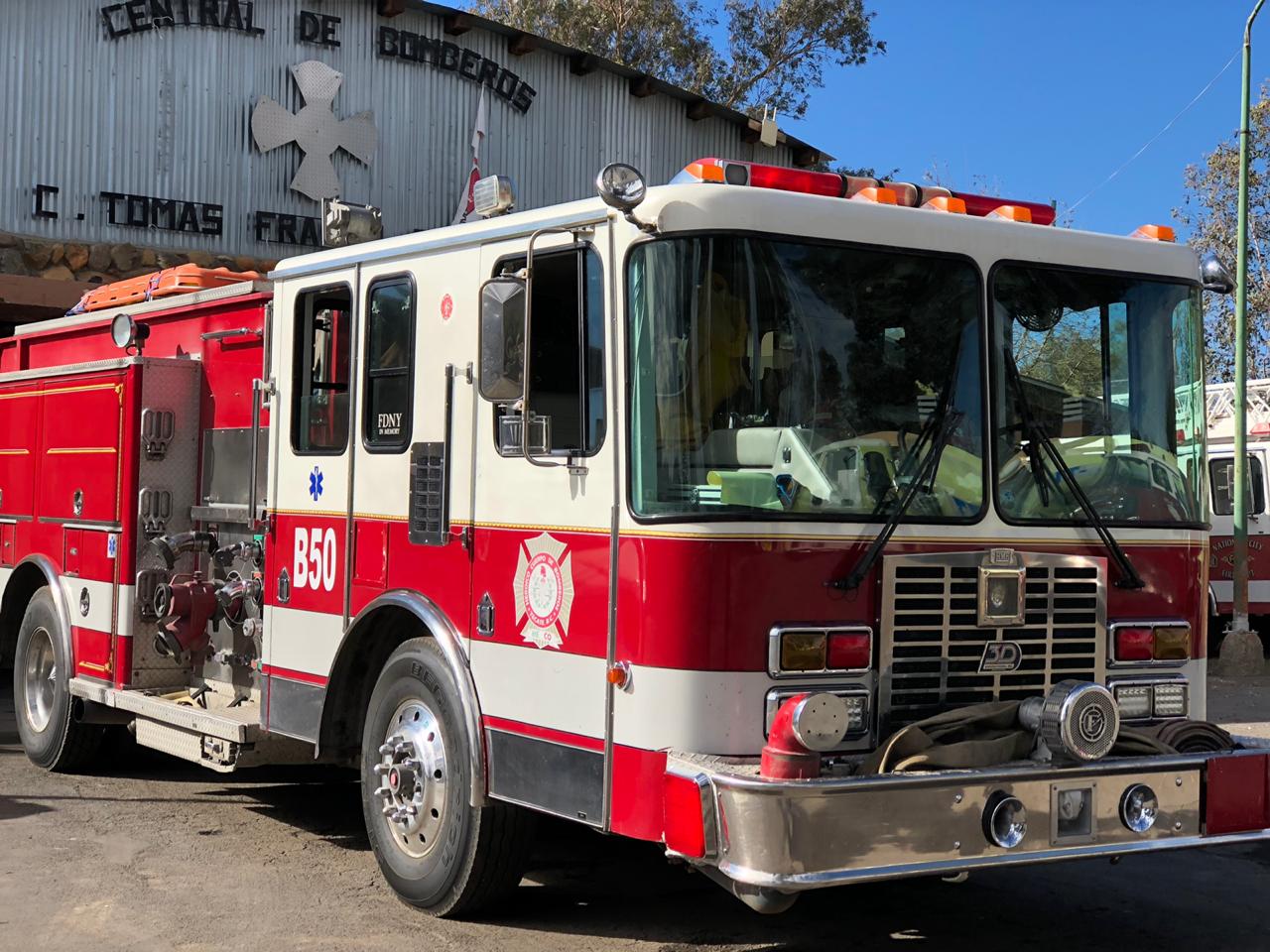 Bomberas de Tecate se encuentran en óptimas condiciones para hacer frente a emergencias