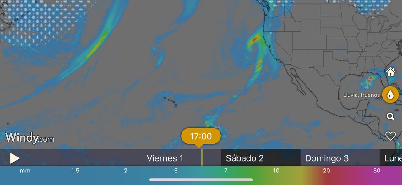 Se prevén fuertes lluvias para la región durante el fin de semana