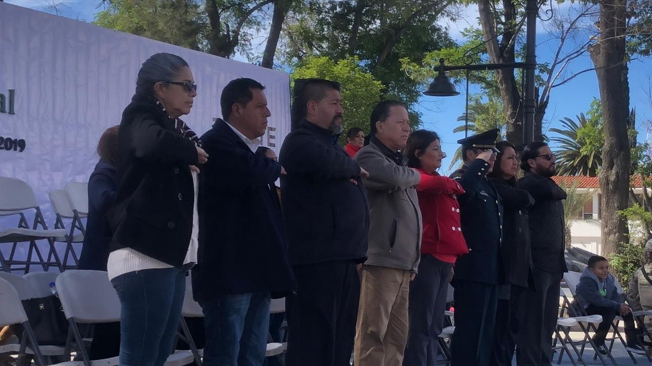 En Tecate conmemoran a la Bandera Nacional Mexicana