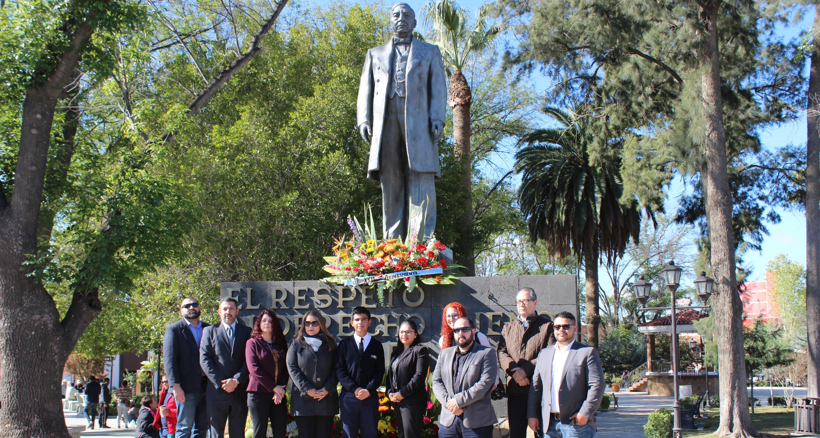 Conmemoran en Tecate el 213 Aniversario del Natalicio de Benito Juárez
