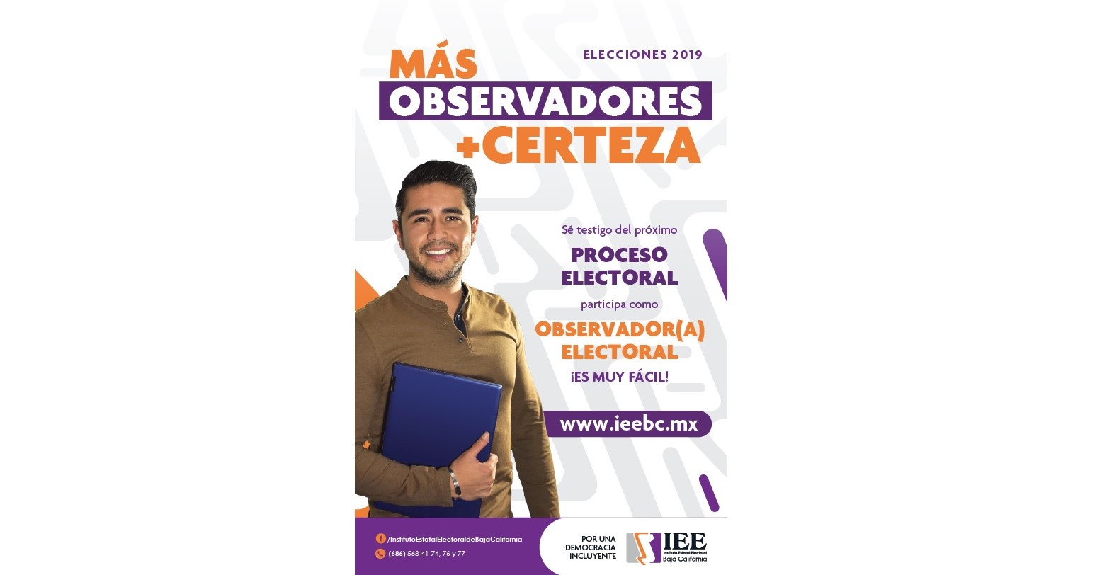 Continúa abierta convocatoria para observadores electorales