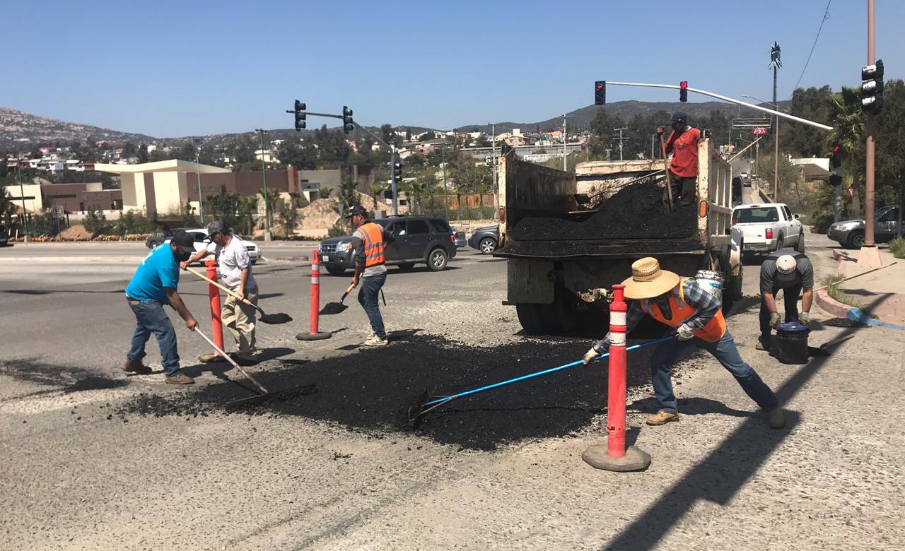 Con el Programa de Bacheo cubren daños en calles afectadas por las lluvias