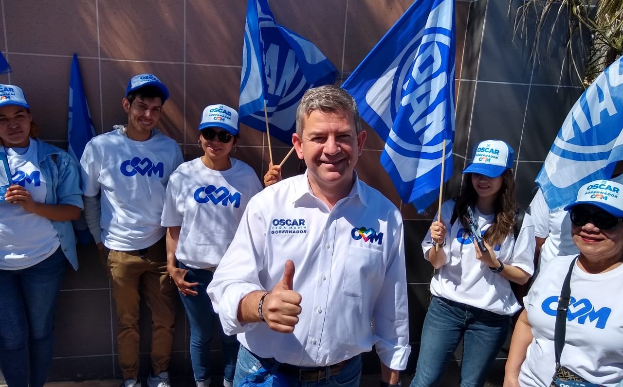 Yo voy a ser quien trabaje junto con AMLO: Óscar Vega Marín