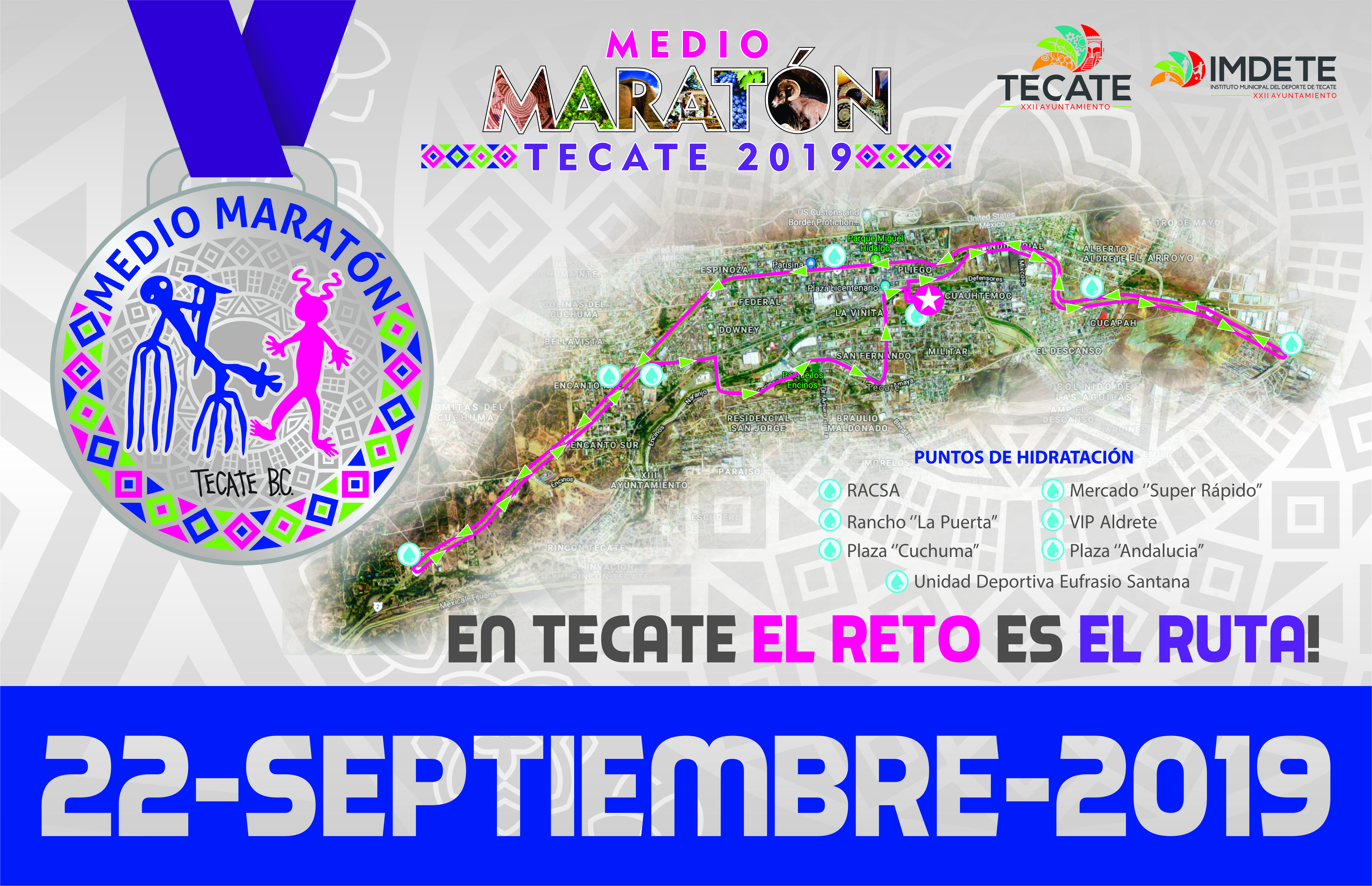 Anuncian el Medio Maratón de Tecate 2019