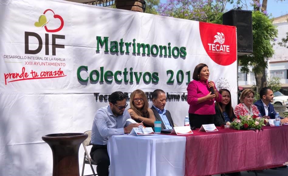 23 parejas se casan en Matrimonios Colectivos en Tecate