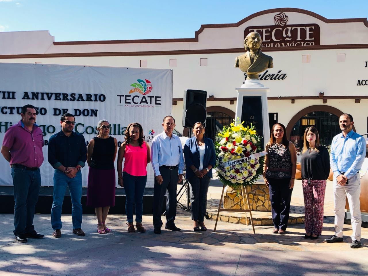 Conmemoran 208 aniversario luctuoso de Miguel Hidalgo y Costilla en Tecate