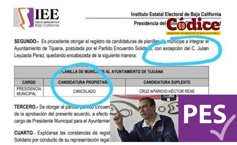 Filtran documento de cancelación de candidatura de Leyzaola