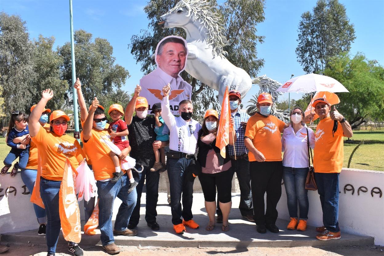 CANDIDATO A GOBERNADOR DE MOVIMIENTO CIUDADANO,  INICIA CAMPAÑA EN EL VALLE DE MEXICALI.