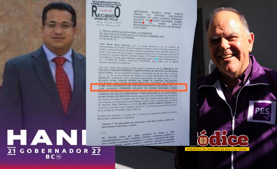 Demandados por delitos electorales, Alfredo Ferreiro y Benjamín Gómez del PES